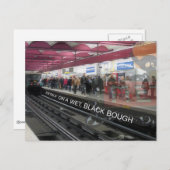 "In a Station the Metro" Briefkaart Pound/Paris (Voorkant / Achterkant)