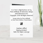 In a Tree Kaart (Achterkant)