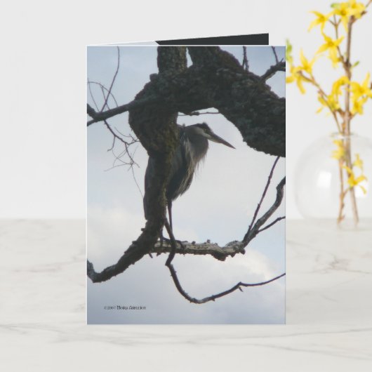 In a Tree Kaart (Gele Bloem)