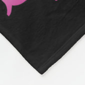 In A World Where You Can Be Anything Be Kind Breas Fleece Deken (Hoek)