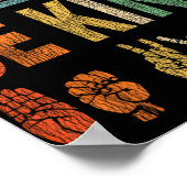 In A World Where You Can Be Anything Be Kind Sign Poster (Hoek)