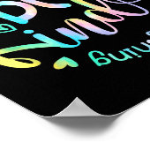 In A World Where You Can Be Anything Be Kind Tie D Poster (Hoek)