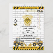 In aanbouw babykleding Baby shower Kaart (Voorkant)