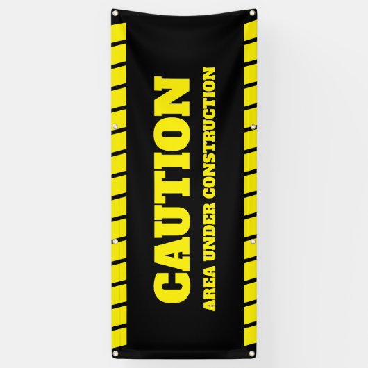 In aanbouw bewerkbare banner (Verticaal)