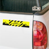 in aanbouw bumpersticker (Op Truck)