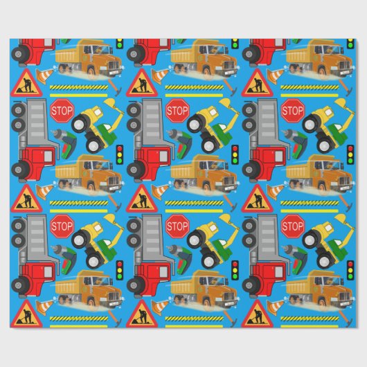 In aanbouw | cadeaupapier (Vlak)