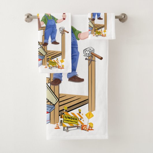 In aanbouw Carpenter badkamer handdoek sets (Insitu)