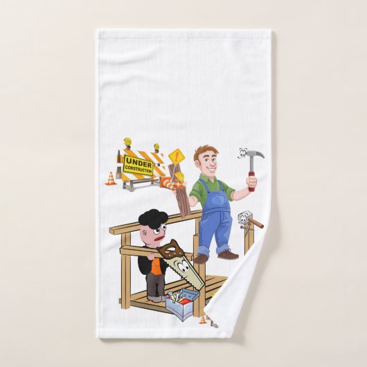 In aanbouw Carpenter badkamer handdoek sets (Handdoek)