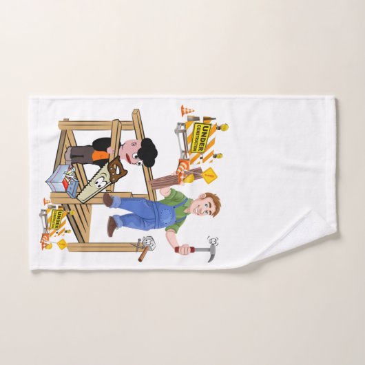 In aanbouw Carpenter badkamer handdoek sets (Handdoek)