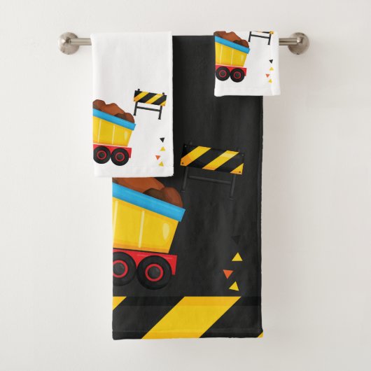 In aanbouw gepersonaliseerd bad handdoek (Insitu)