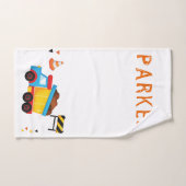 In aanbouw gepersonaliseerd bad handdoek (Handdoek)