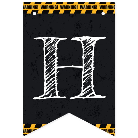 In aanbouw Happy Birthday Vlaggetjes (Tweede vlag)