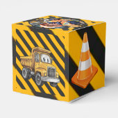 In aanbouw Jongensfoto Verjaardag Bash Bedankdoosjes (Achterkant)