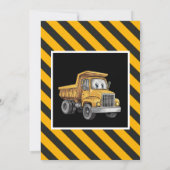 In aanbouw Jongensfoto Verjaardag Bash Kaart (Achterkant)