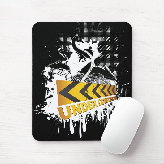 In aanbouw muismat (Met muis)