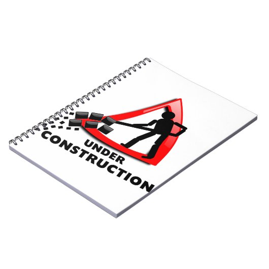 in aanbouw notitieboek (Linkerzijde)