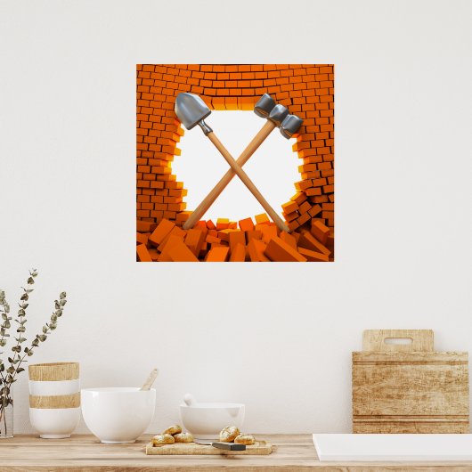 In aanbouw poster (Keuken)