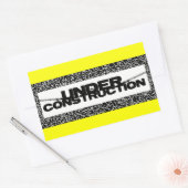 in aanbouw rechthoekige sticker (Envelop)