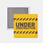 In aanbouw Straatteken Grafisch Magneet (Voorkant / Achterkant)