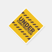 In aanbouw Straatteken Grafisch Servet (Hoek)