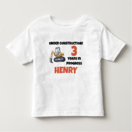 In aanbouw Verjaardag Jongen Custom Party Kinder Shirts