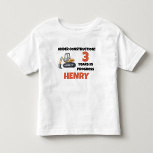 In aanbouw Verjaardag Jongen Custom Party Kinder Shirts