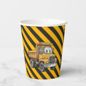 In aanbouw Verjaardag van de Jongen Bash Papieren Bekers (Achterkant)