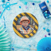 In aanbouw Verjaardag van de Jongen Bash Papieren Bordje (Feest)