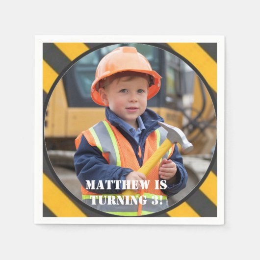 In aanbouw Verjaardag van de Jongen Bash Servet (Voorkant)