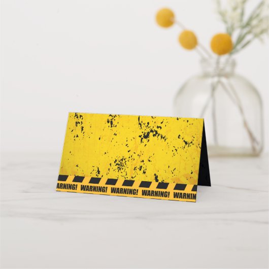 In aanbouw Verjaardagsbord Plaatskaartje (Achterkant)