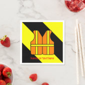 In aanbouw verjaardagsfeestje servet (Insitu)