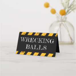 In aanbouw Voedsel teken Verjaardag Plaats Kaart Plaatskaartje