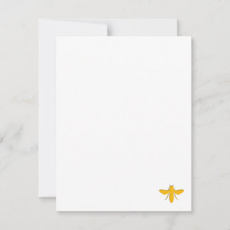 In aanraking notitiekaartje