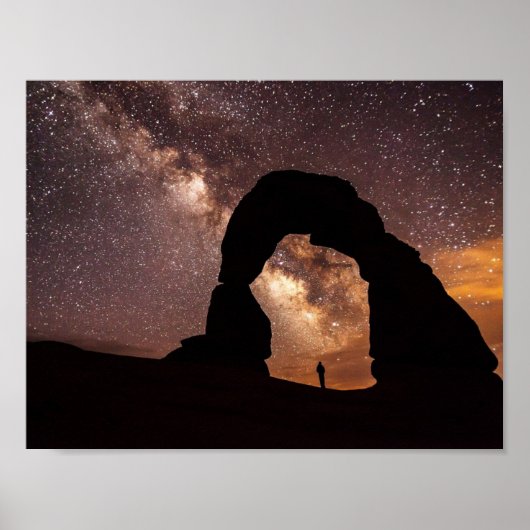 In aanwezigheid van de melkweg poster (Voorkant)