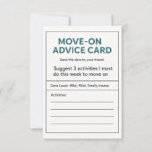 in actie komen RSVP kaartje (Achterkant)