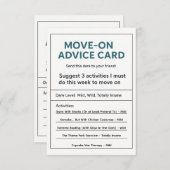 in actie komen RSVP kaartje (Voorkant / Achterkant)