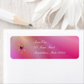 In Adresetiketten van Radiant Splendor Etiket (Insitu)