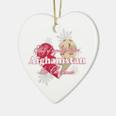 In Afghanistan deze kerstzanger Keramisch Ornament (Links)