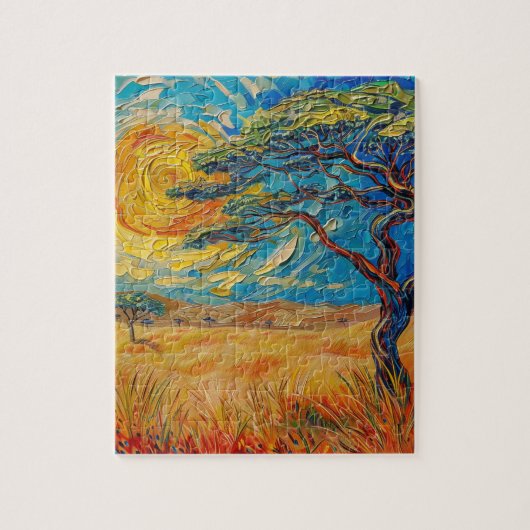 In Afrika puzzel (Verticaal)