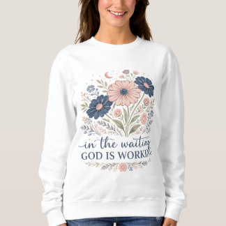 In afwachting is God aan het werk T-shirt
