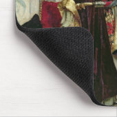 In afwachting van een Publiek (olie op paneel) Muismat (Hoek)