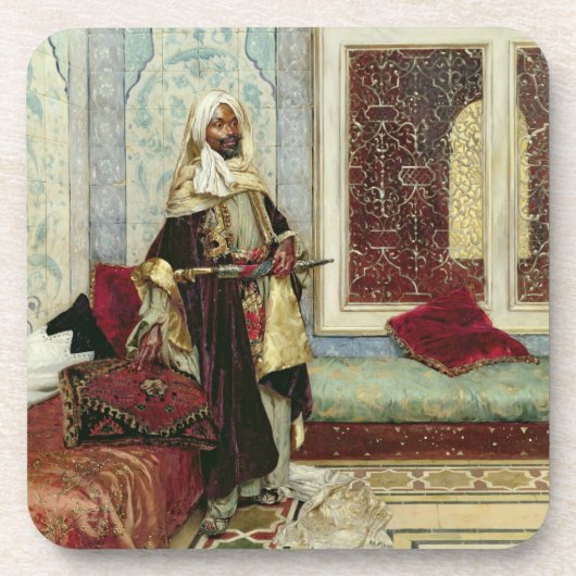 In afwachting van een Publiek (olie op paneel) Onderzetter (Voorkant)