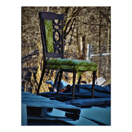 "In afwachting van herstel..." Foto Afdruk (Voorkant)