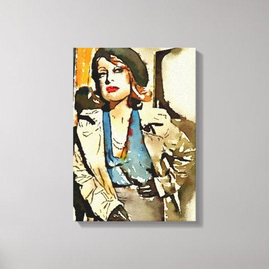 In afwachting van II Canvas Afdruk (Voorkant)