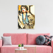 In afwachting van II Canvas Afdruk (Insitu (Woonkamer))