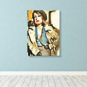 In afwachting van II Canvas Afdruk (Insitu (Houten vloer))