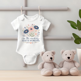 In afwachting werkt God Baby Body Romper