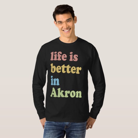 In Akron, OH T-shirt (Voorkant volledig)