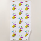 In alle dingen geven Bedankt chick tulp Thanksgivi Strandlaken (Voorkant)