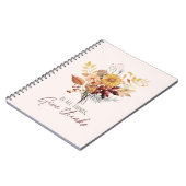 In alle dingen geven Bedankt herfst Notitieboek (Linkerzijde)